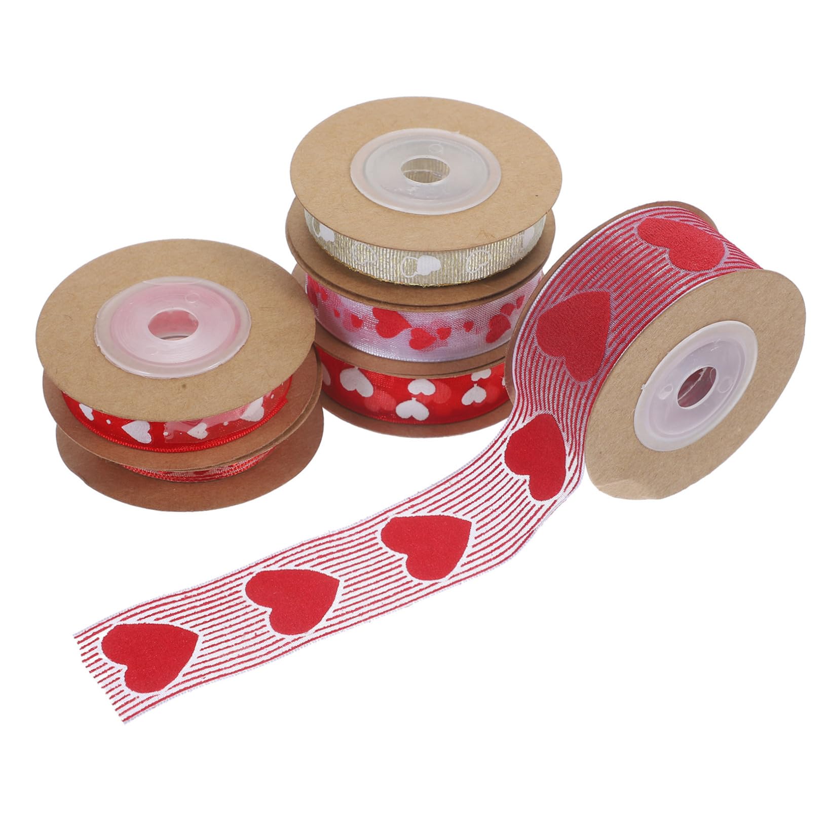 DOITOOL nastro cuore sottile 6 rotoli regalo resistente