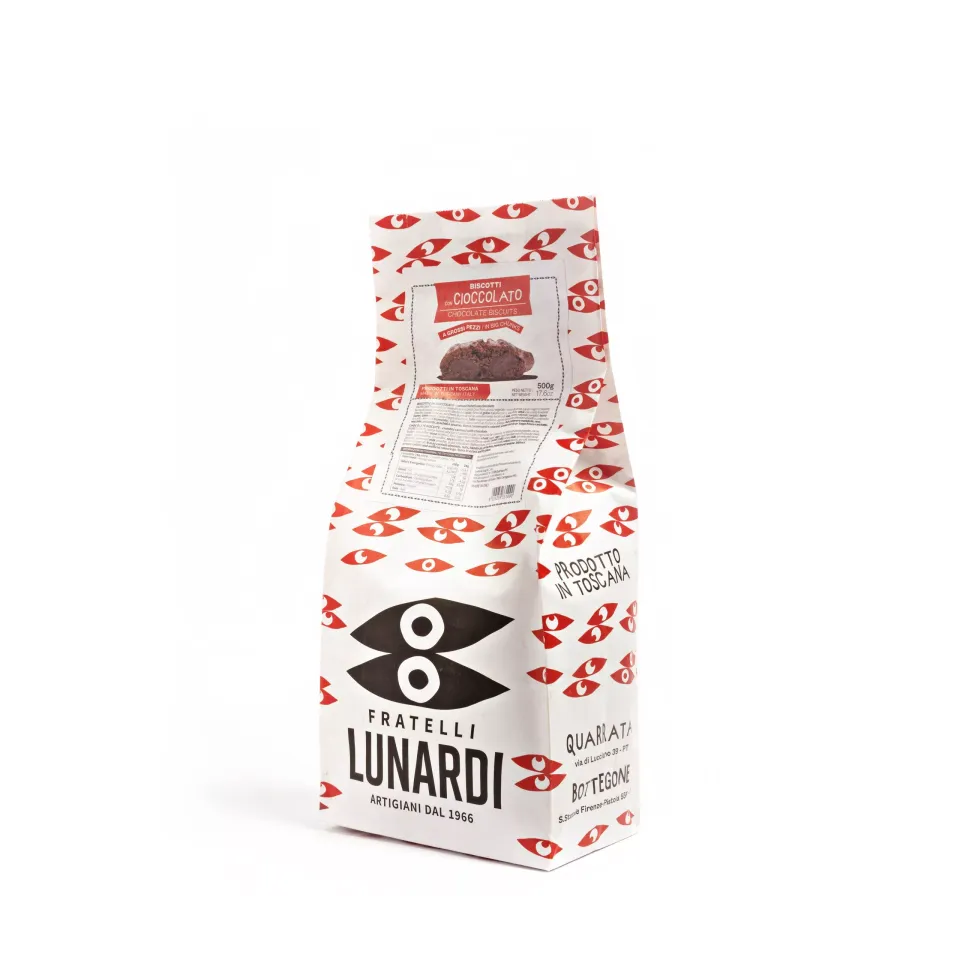 Lunardi Cantucci al Cioccolato biscotti 500 gr artigianali