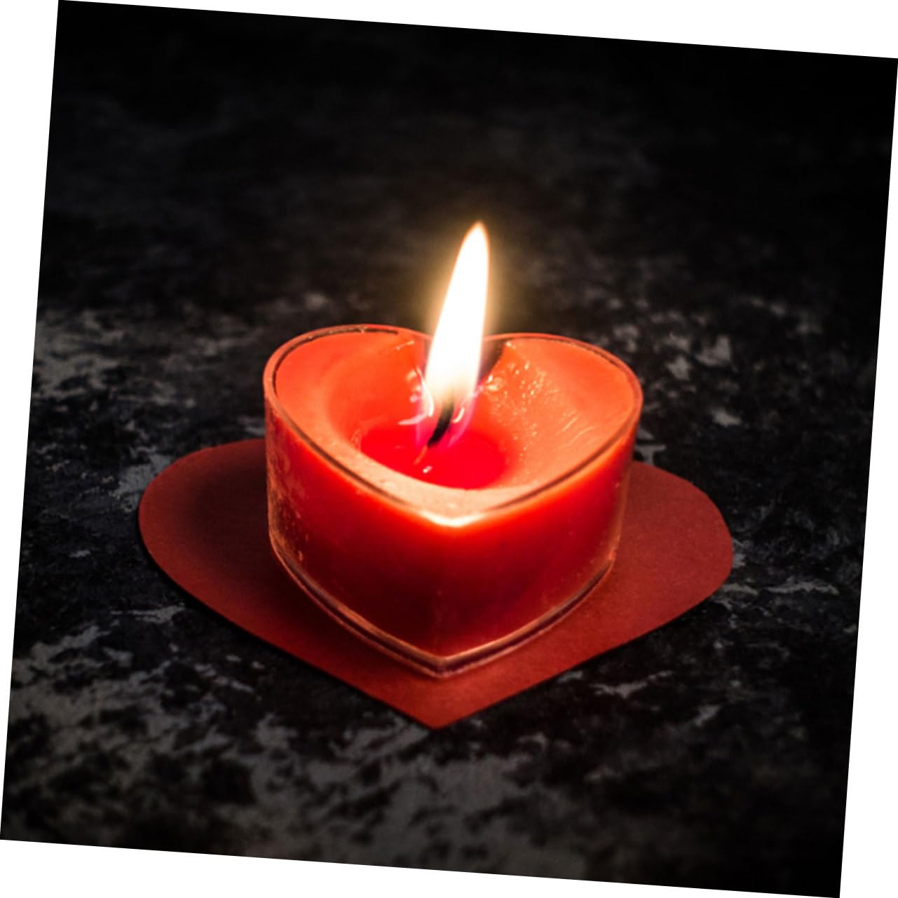 DOITOOL Portacandele Cuore Alluminio 10 Pezzi Tealight