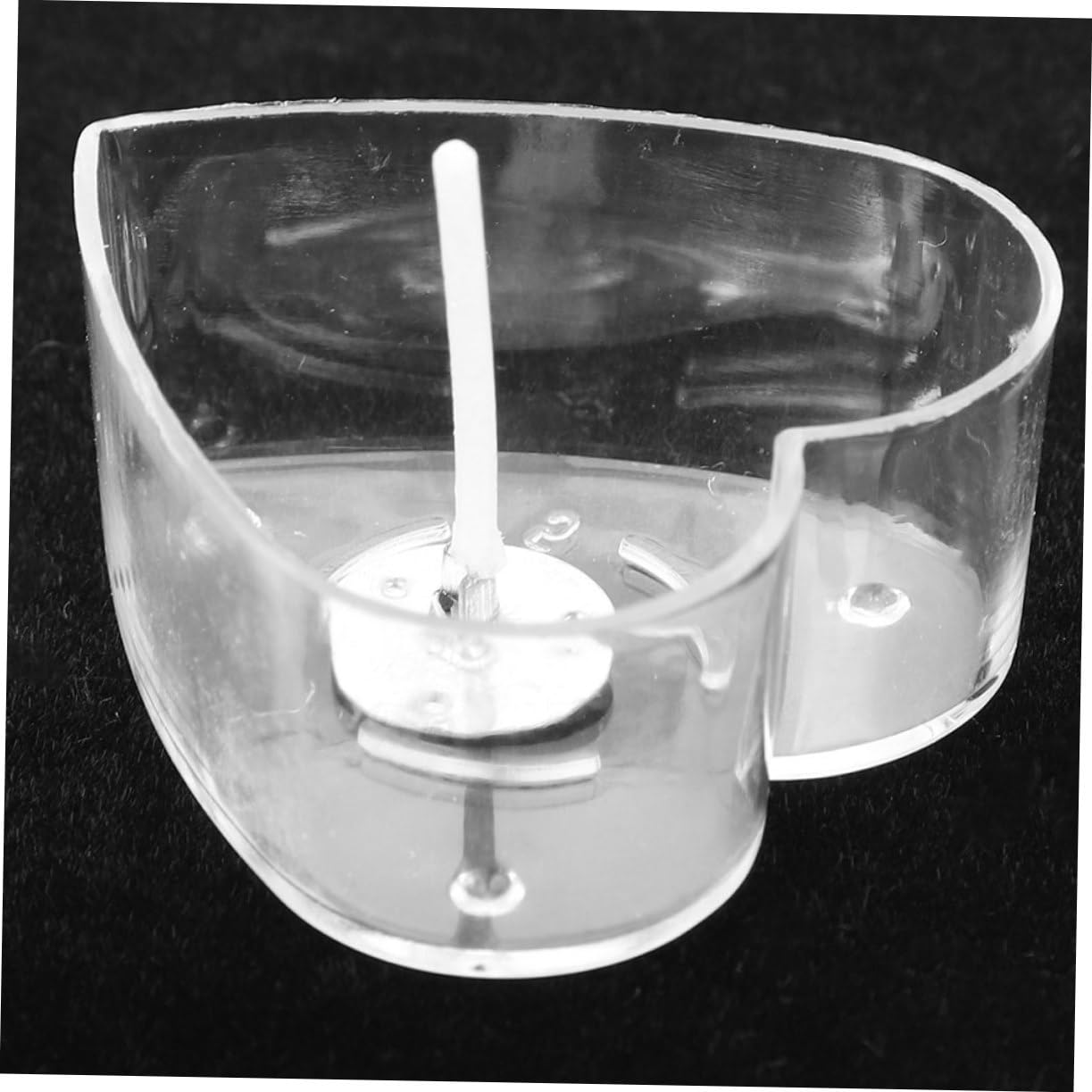 DOITOOL Portacandele Cuore Alluminio 10 Pezzi Tealight