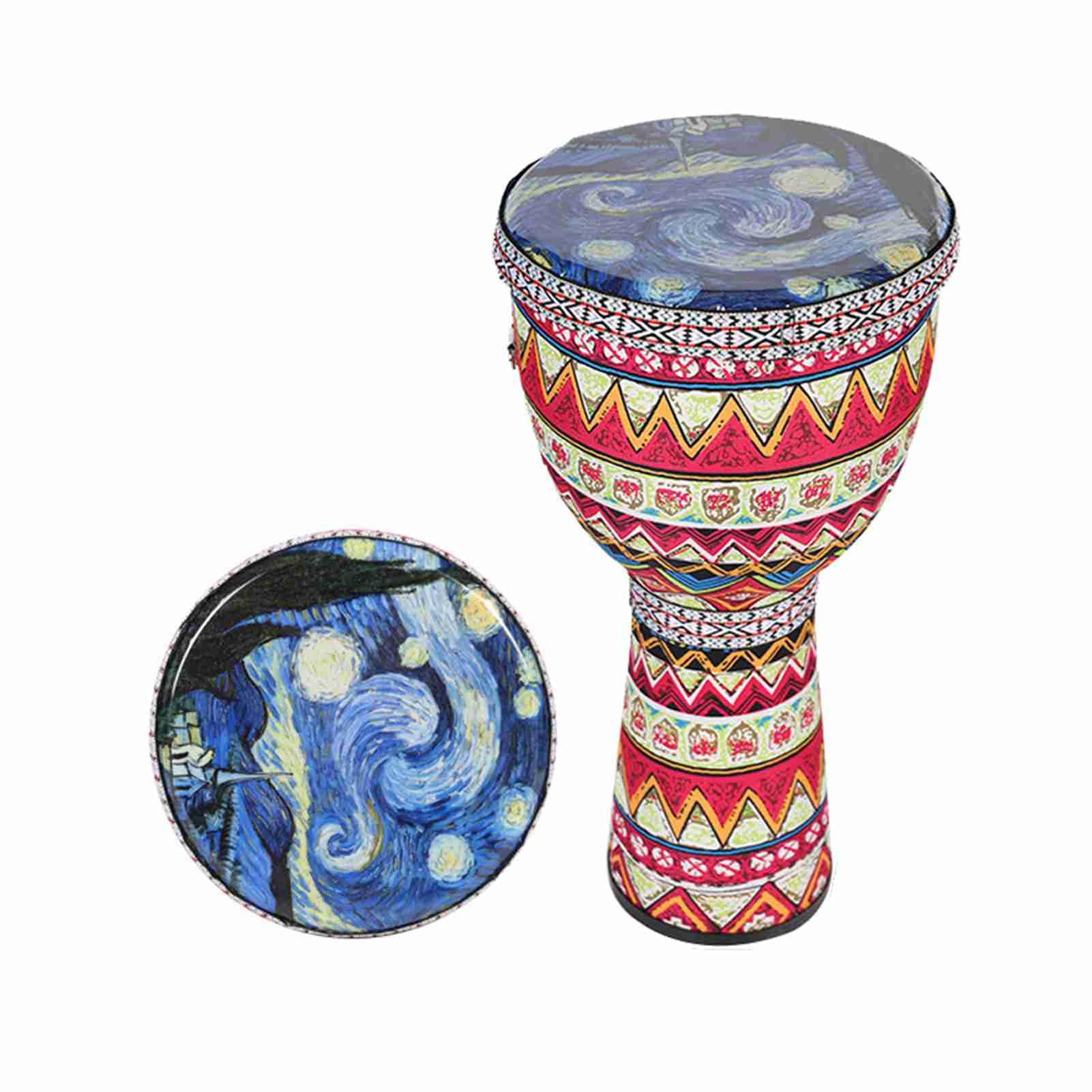 Saluaqui Djembe 8 Pollici Fibra Carbonio Colore 4