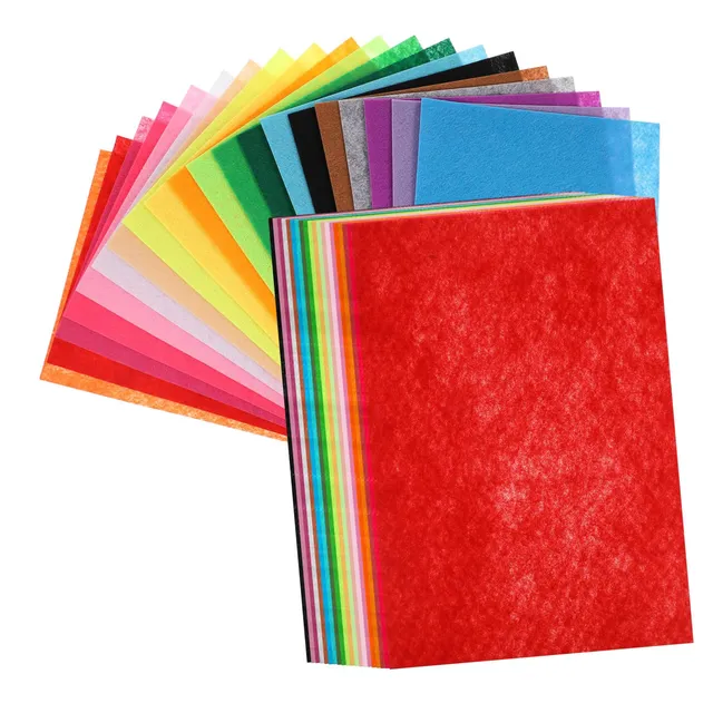 DOITOOL Fogli Feltro Colorati 20 Pezzi 30x19,7 cm Assortiti