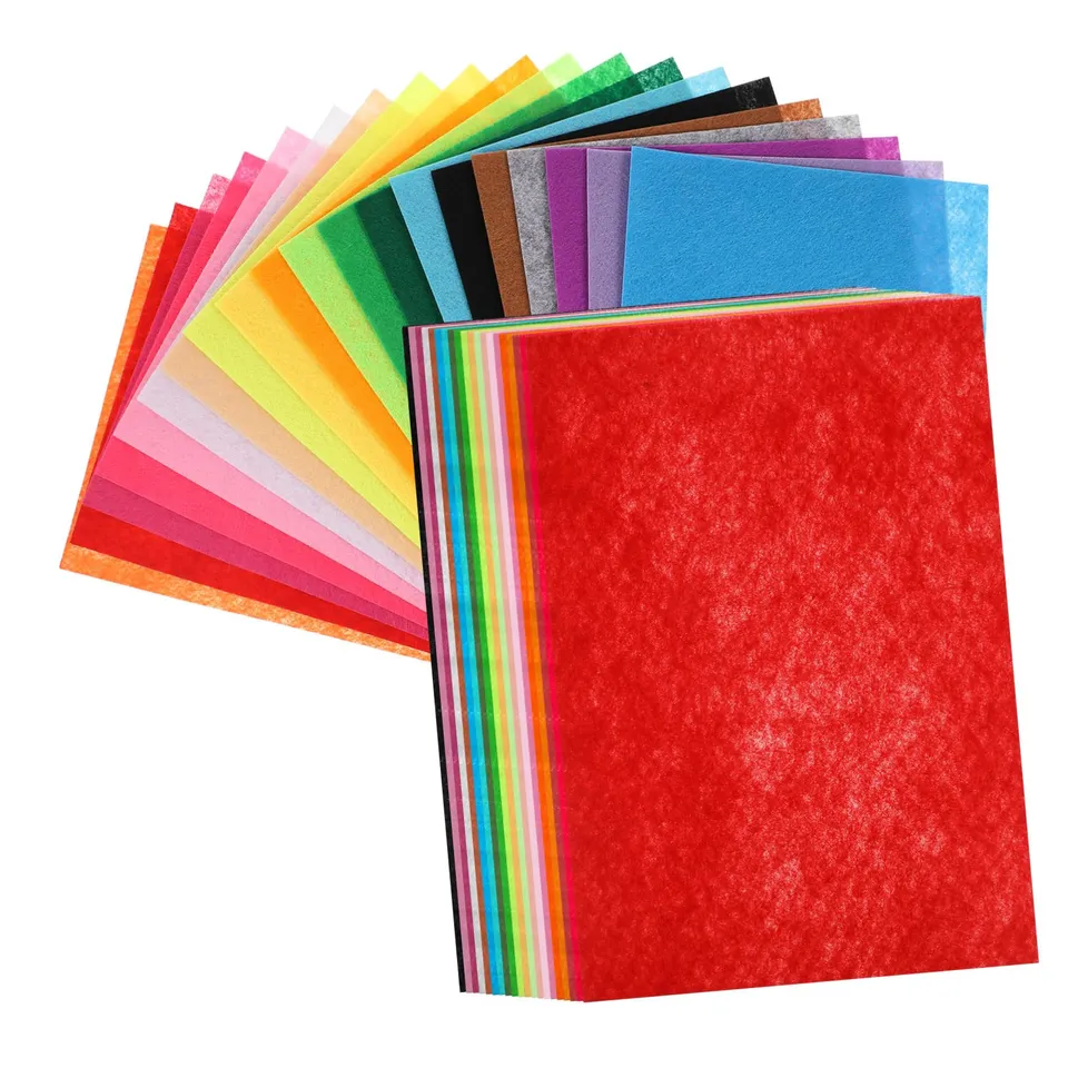 DOITOOL Fogli Feltro Colorati 20 Pezzi 30x19,7 cm Assortiti
