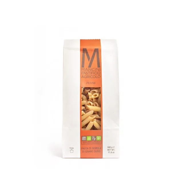 Mancini Penne pasta trafilata al bronzo 500 gr grano duro
