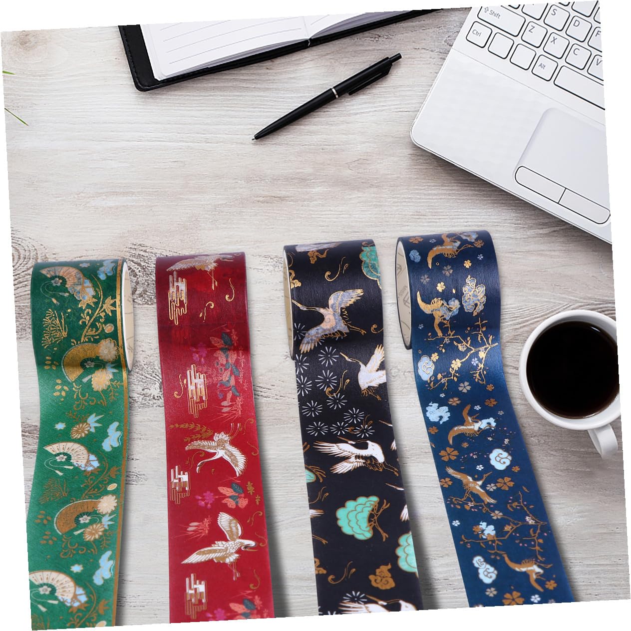 DOITOOL Nastro Washi Decorativo Bronzato Carta Set 20 Pezzi