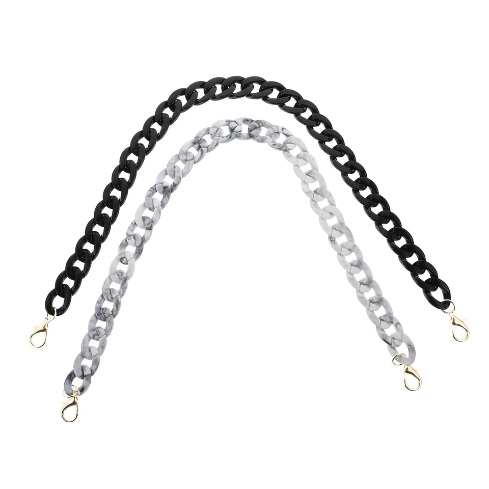 DOITOOL Catena Borsa Acrilico Oro 2 Pezzi