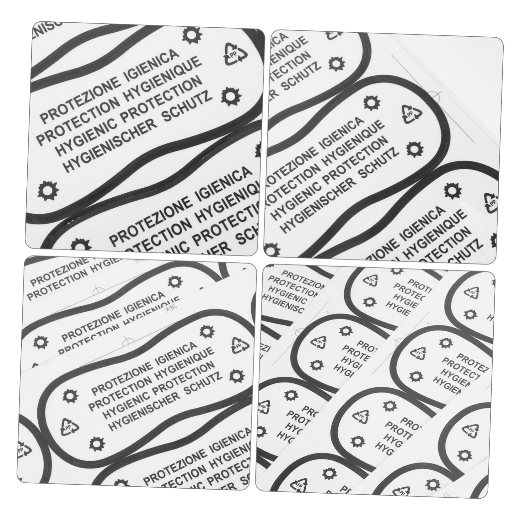 DOITOOL Adesivi Protettivi Costume 100 Pezzi PVC Assortiti