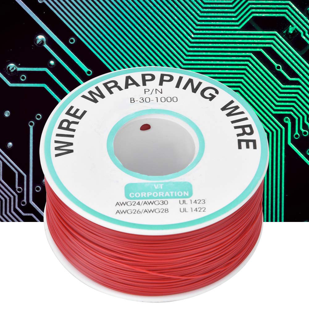 Saluaqui Filo Rosso per PCB 30 AWG 300 m Rame Stagnato