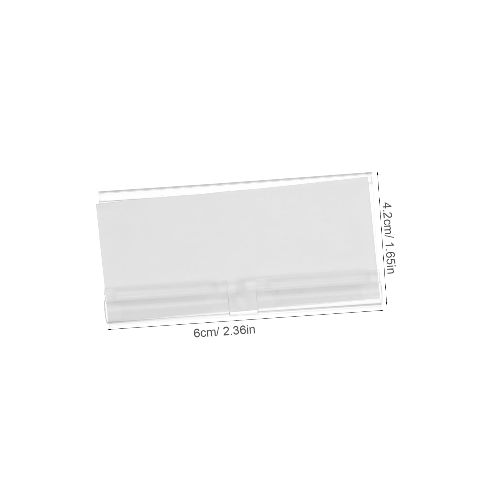 Doitool Porta Etichette Clip 6x4,2 cm 50 pezzi