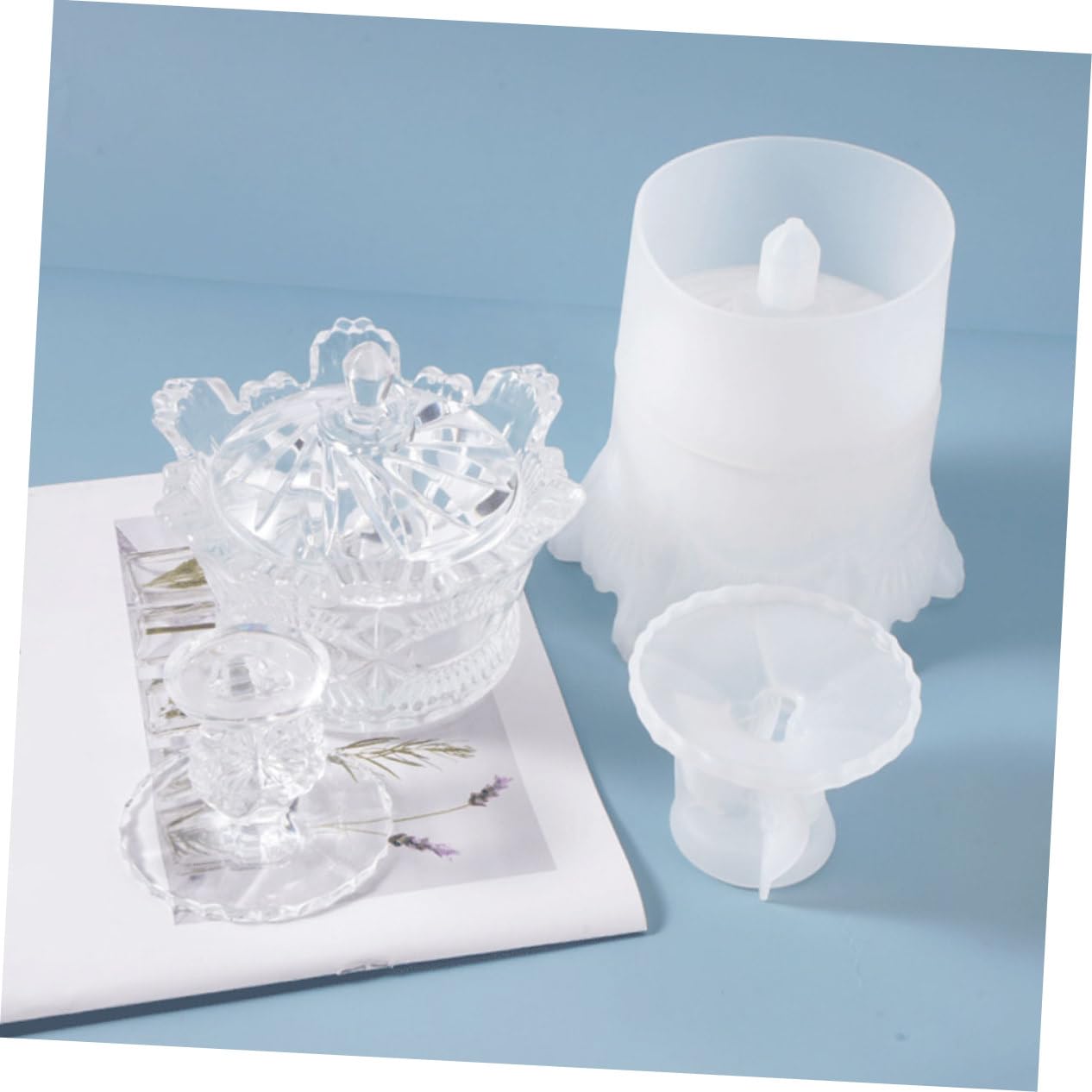 DOITOOL Stampo Silicone Scatola Gioielli per Resina