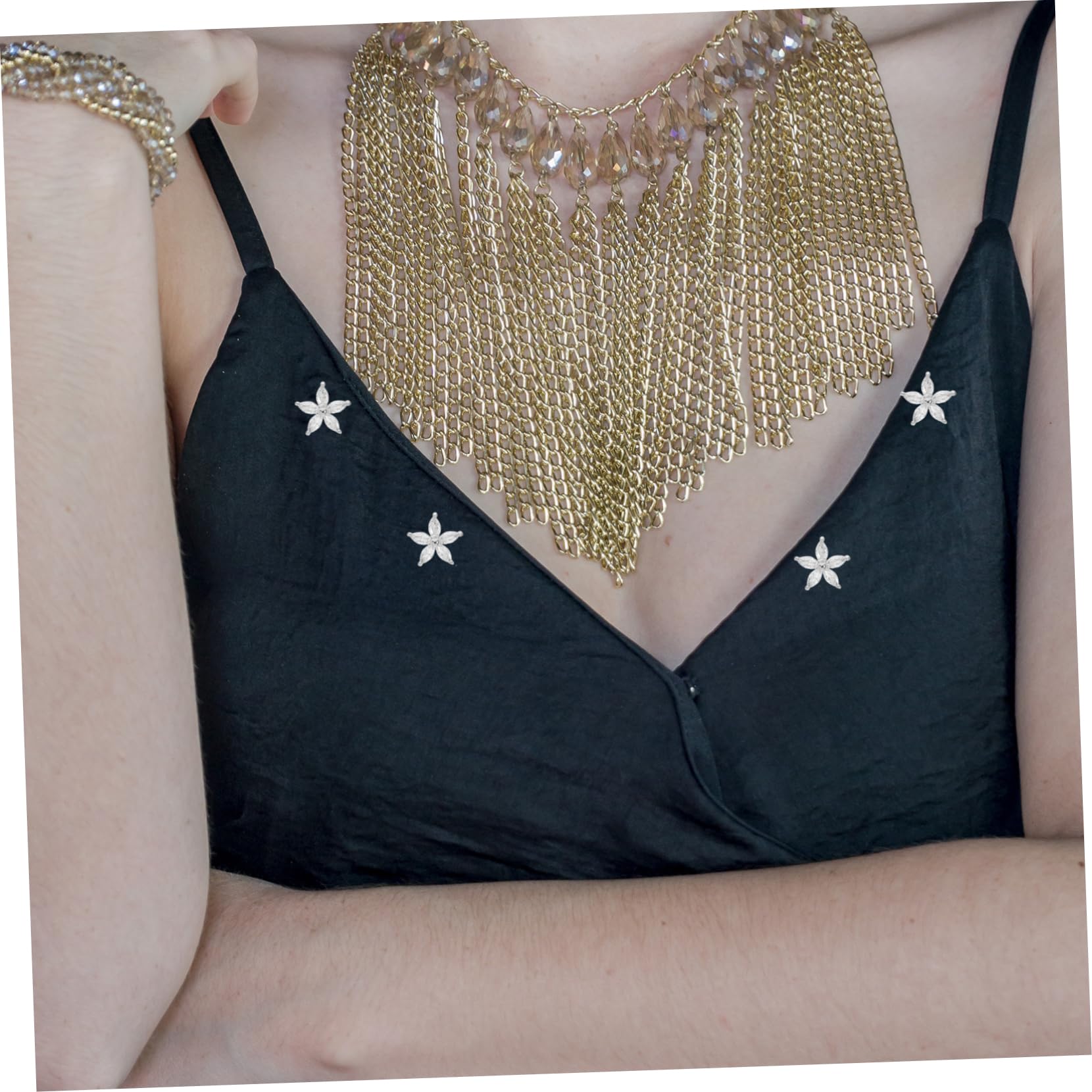 DOITOOL Bottoni Stella Strass Zircone 10 Pezzi Cristallo