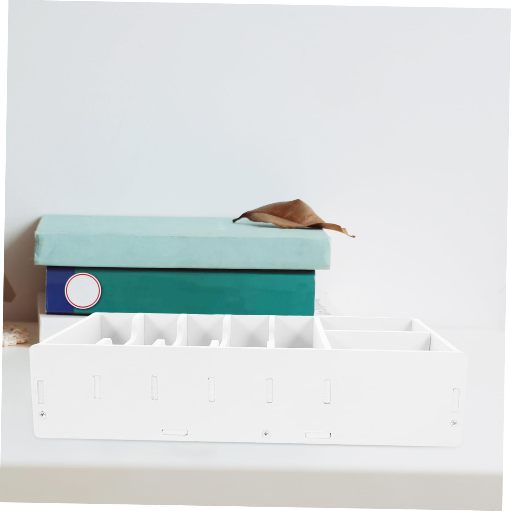 DOITOOL Scatola Organizer in PVC Bianco per Casa