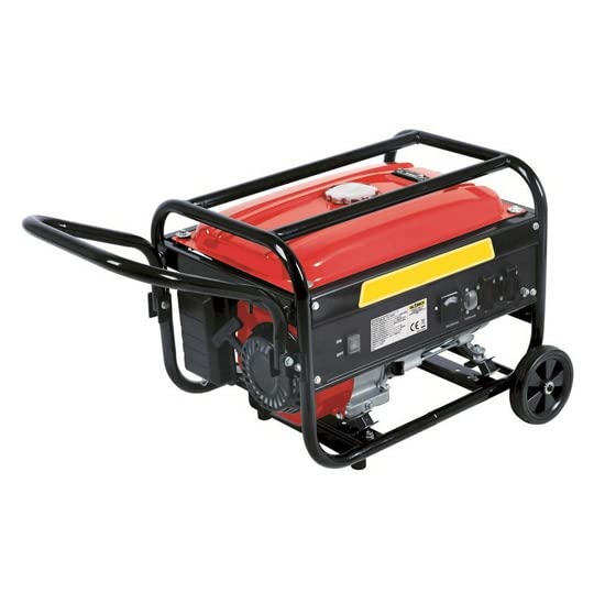 GrecoShop Gruppo elettrogeno 2800W generatore corrente con ruote
