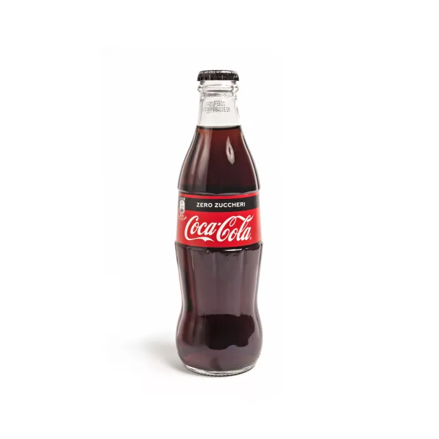 Coca-Cola Zero Bibita Bottiglia Vetro 330 ml Senza Calorie