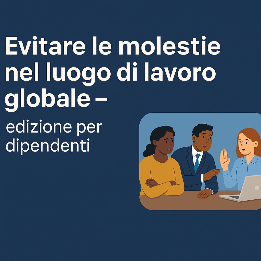 Adifer Evitare molestie lavoro globale corso dipendenti