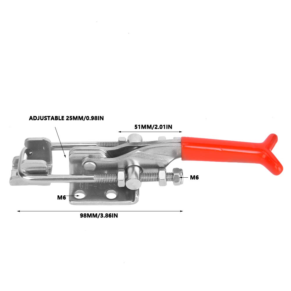Saluaqui Morsetto a Ginocchiera Inox 320Kg per Saldatura Stampi