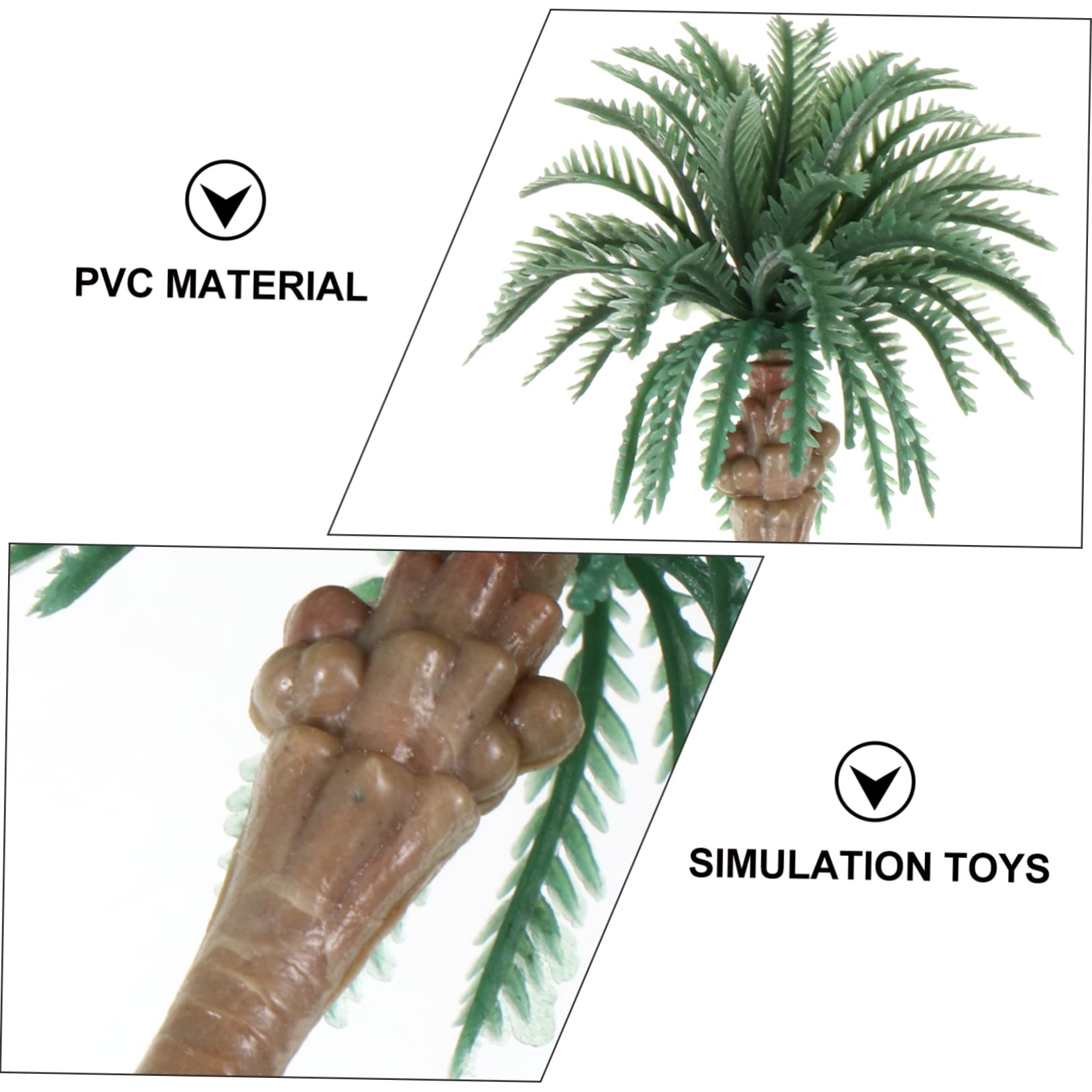 DOITOOL Alberi in Miniatura 12 Pezzi 12 cm Verde Plastica