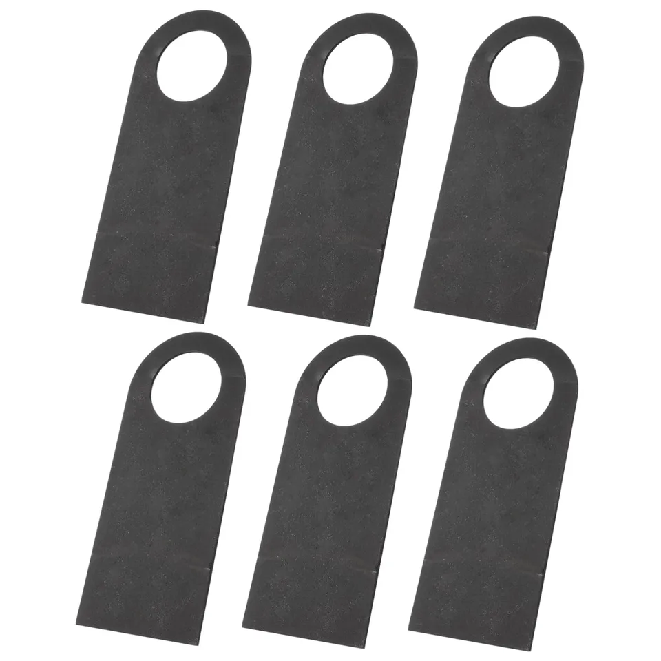 DOITOOL Cartello Porta in Legno Nero da Appendere 6 Pezzi