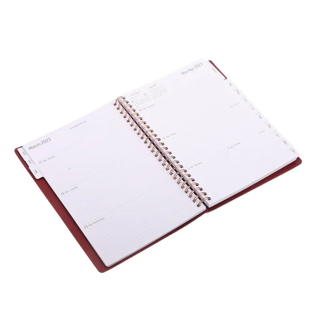 DOITOOL Planner 2023 Spirale Blocco Note Nero Carta