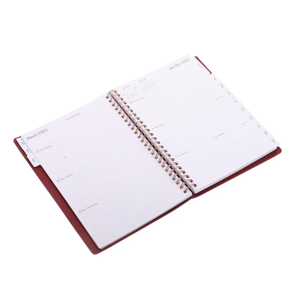 DOITOOL Planner 2023 Spirale Blocco Note Nero Carta