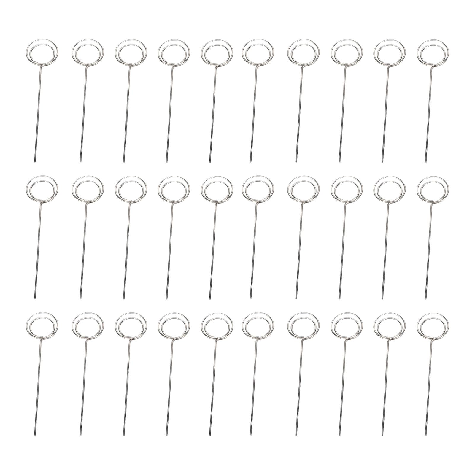 Saluaqui Portacarte Acciaio Argento 11cm 30 Pezzi