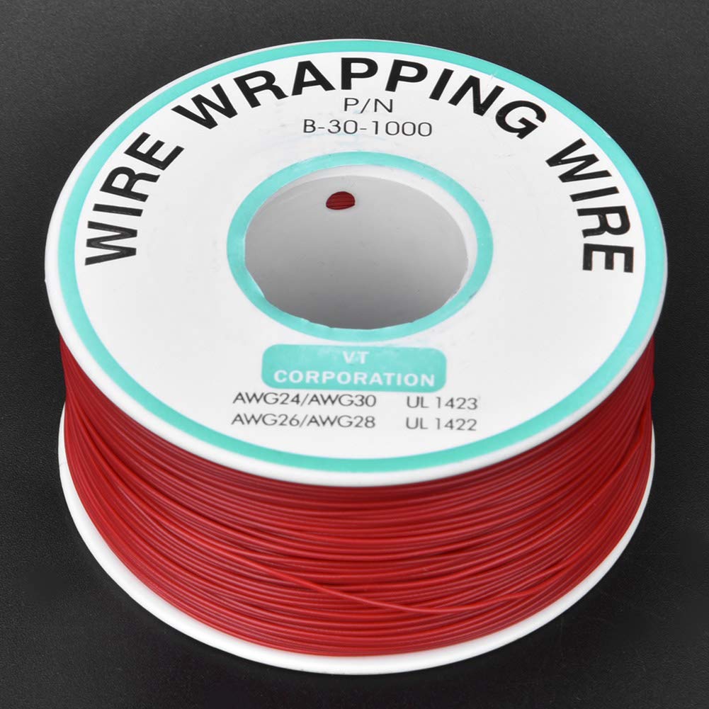Saluaqui Filo Rosso per PCB 30 AWG 300 m Rame Stagnato