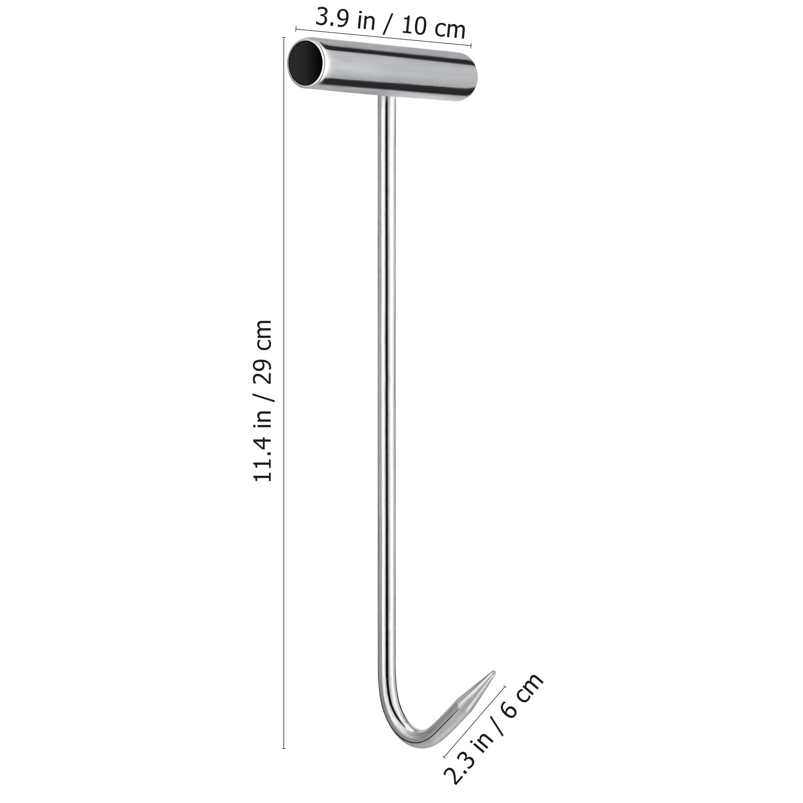 Doitool gancio per tombino ferro 2 pezzi 31 cm