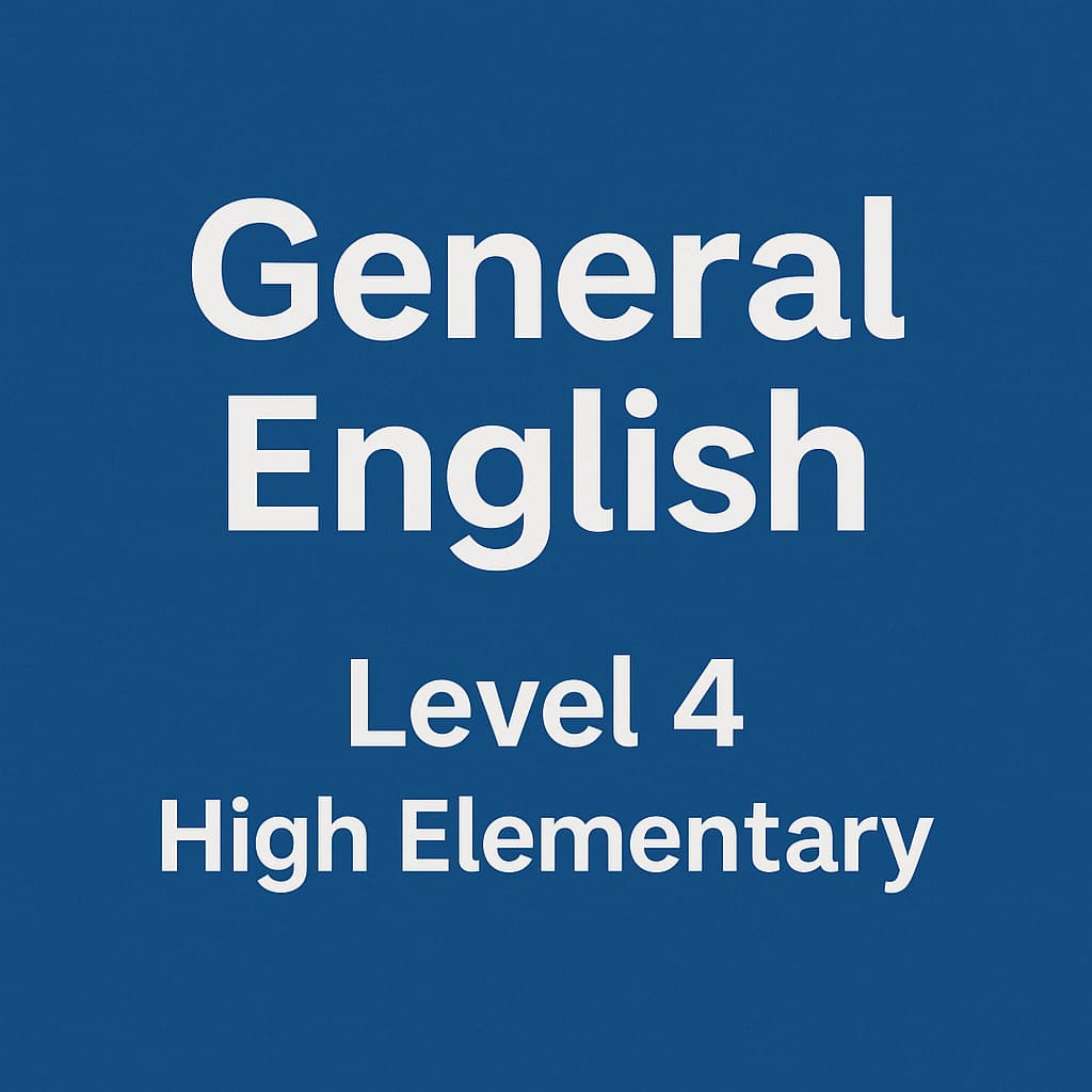 Adifer General English Level 4 High elementary corso online