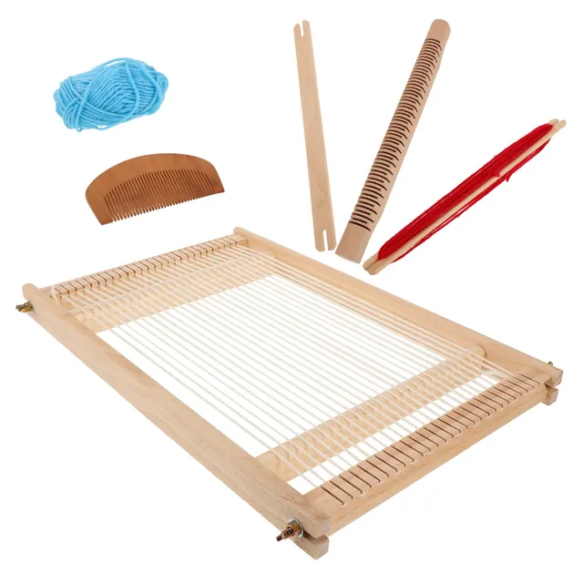 DOITOOL Telaio Tessitura Legno Arazzi e Borse 42x36 cm