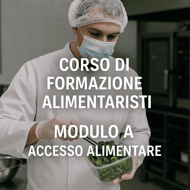 Adifer Modulo A corso alimentaristi Toscana obbligatorio