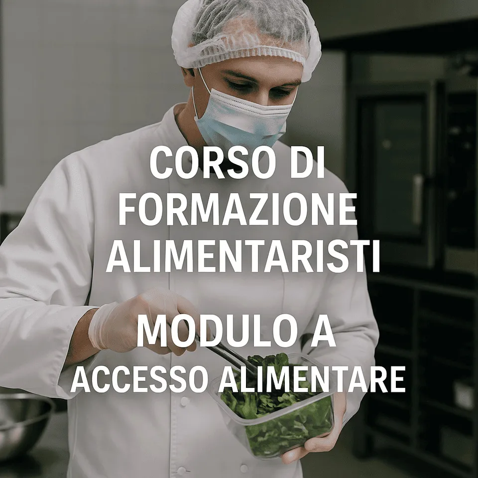 Adifer Modulo A corso alimentaristi Toscana obbligatorio