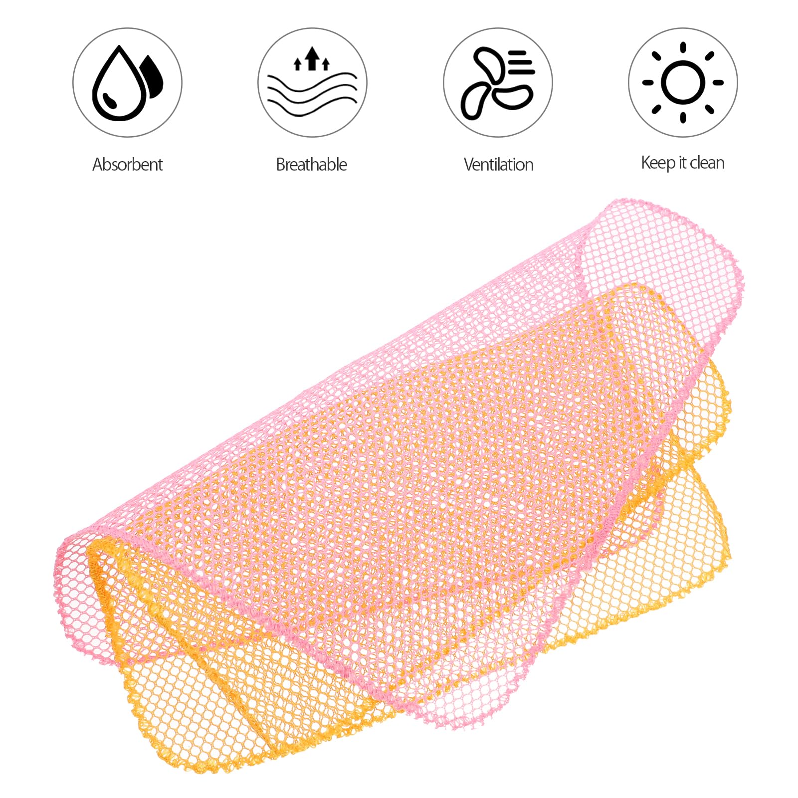 Doitool Strofinacci Cucina Microfibra 4 Pezzi Rete Assorbenti