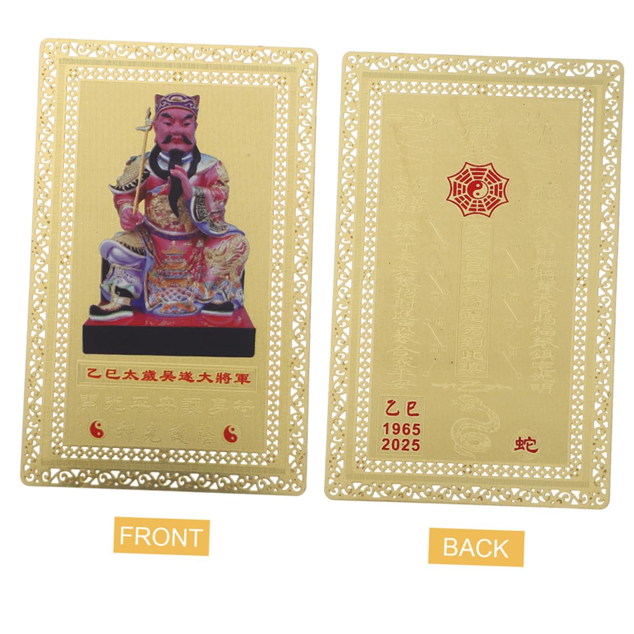 DOITOOL Amuleto Cinese Ottone Portafortuna 2 Pezzi Borsa