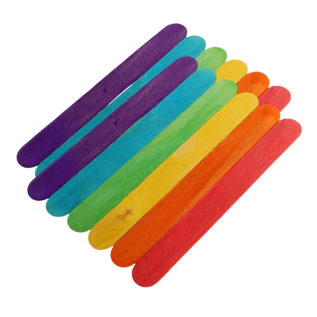 DOITOOL Bastoncini Legno 100 Pezzi Gelati Lisci