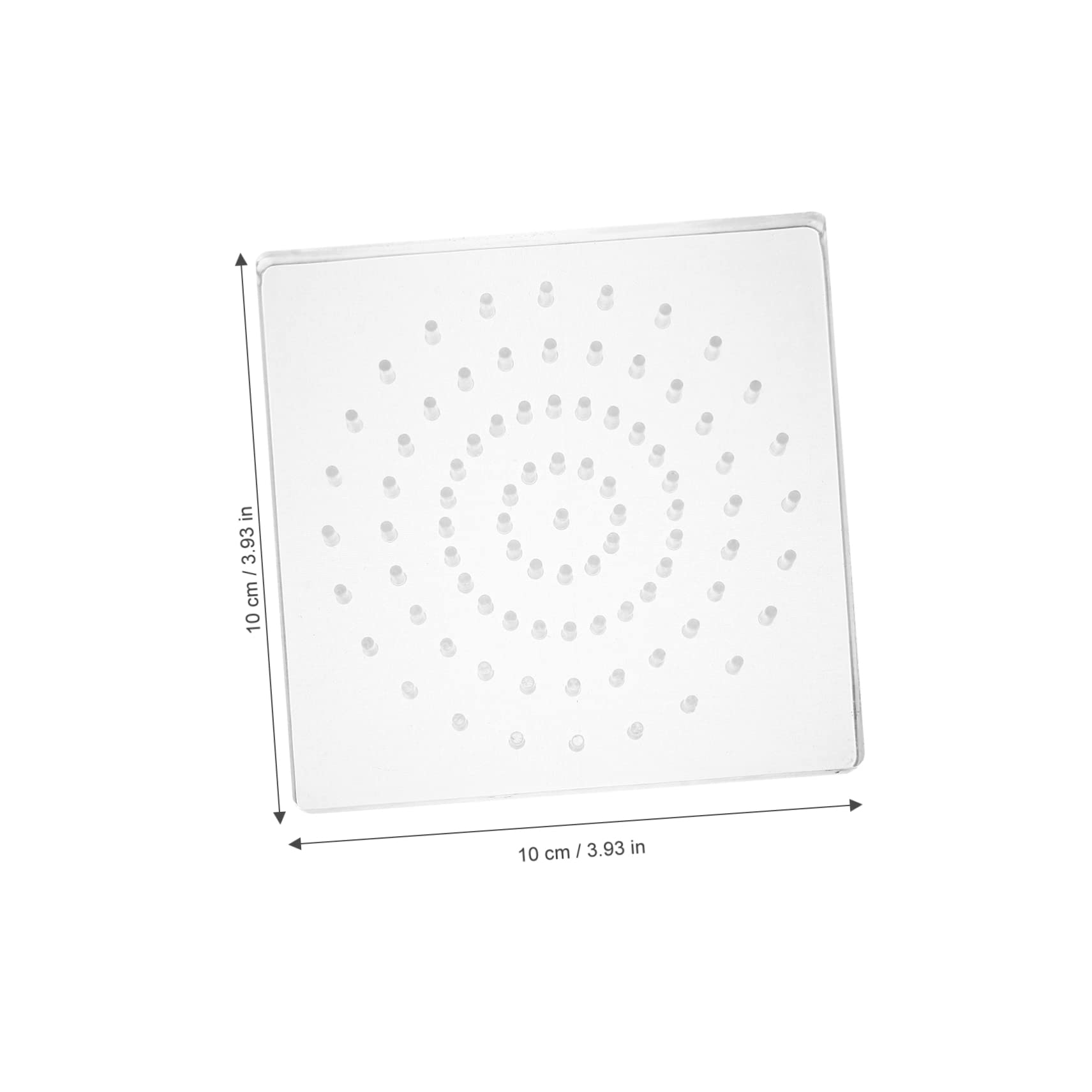 DOITOOL Base Acrilica Espositore Figure 10x10 cm Trasparente