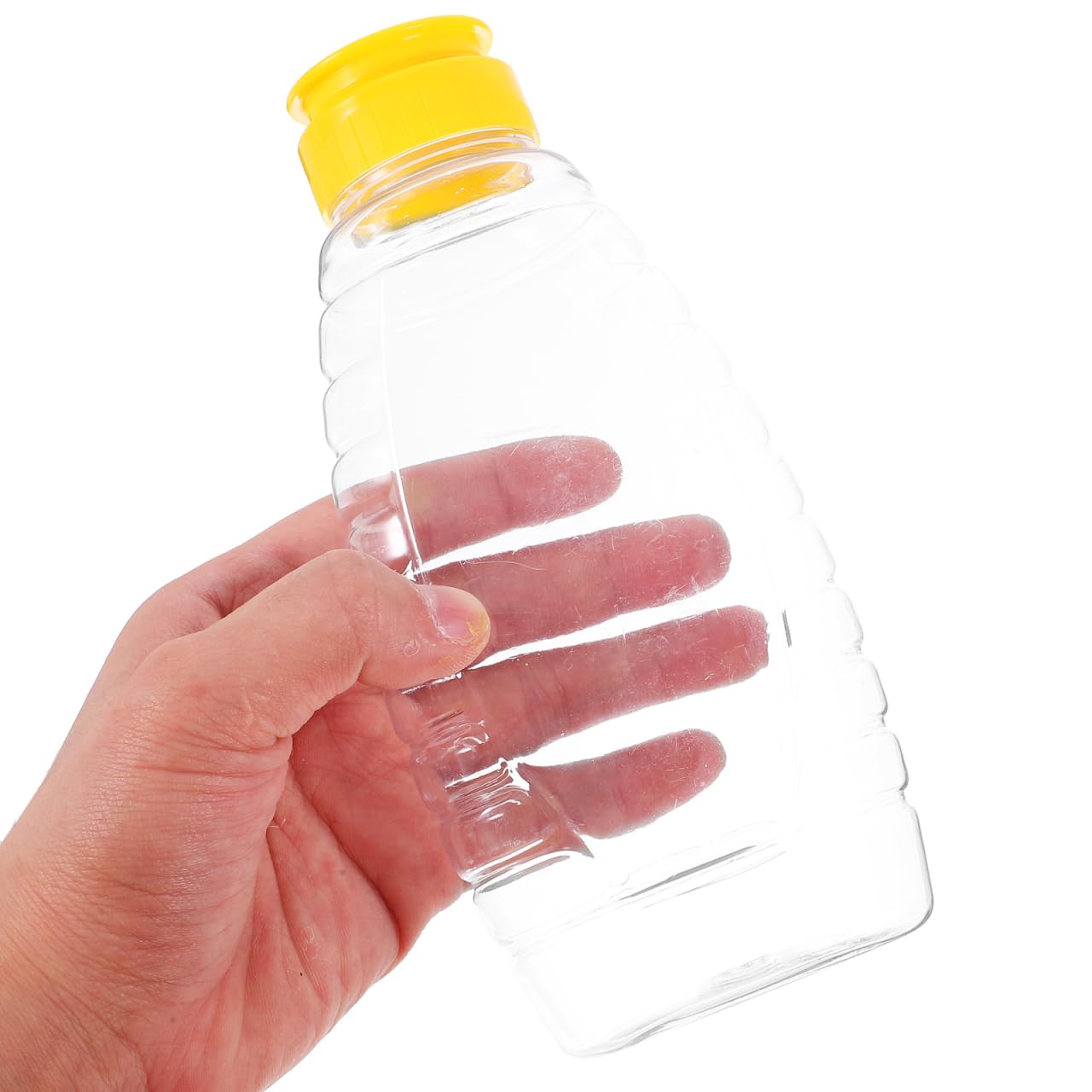DOITOOL Bottiglia Plastica Trasparente Coperchio 4 Pezzi