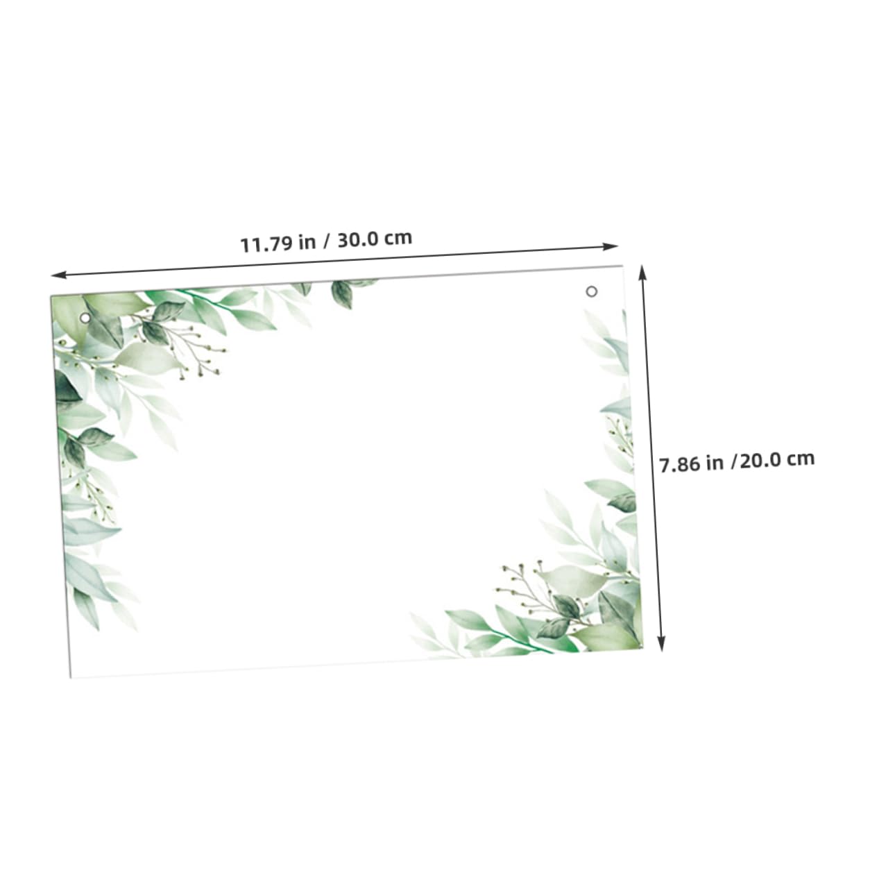 DOITOOL Lavagna Cancellabile Acrilico Trasparente 30x20 cm Memo