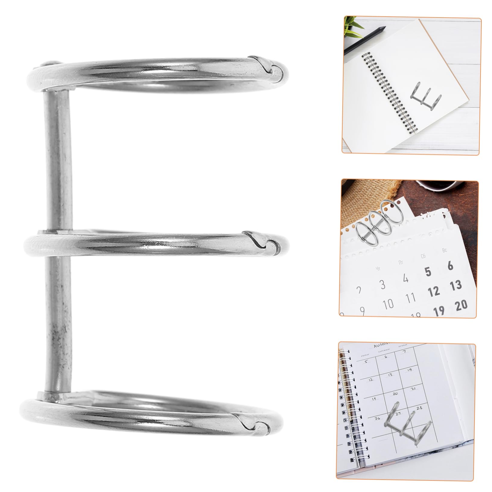 DOITOOL Anelli Raccoglitore Ferro 10pz 4x2,5 cm Argento