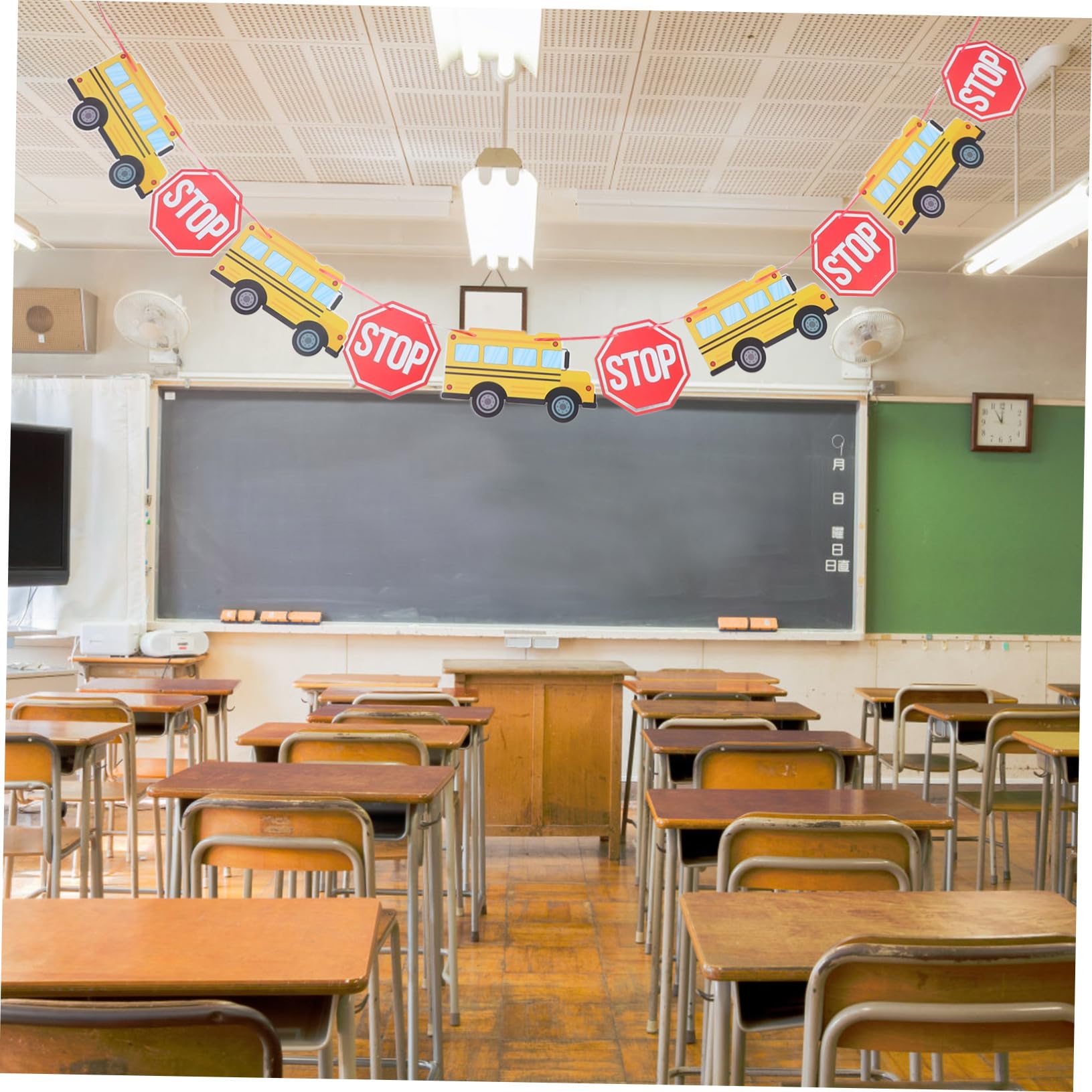 DOITOOL striscione bentornato scuola decorazione aula in cartoncino