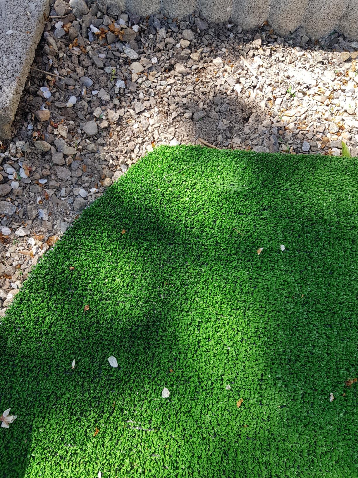 GrecoShop 2456 2x10 m tappeto erba sintetica 7 mm verde