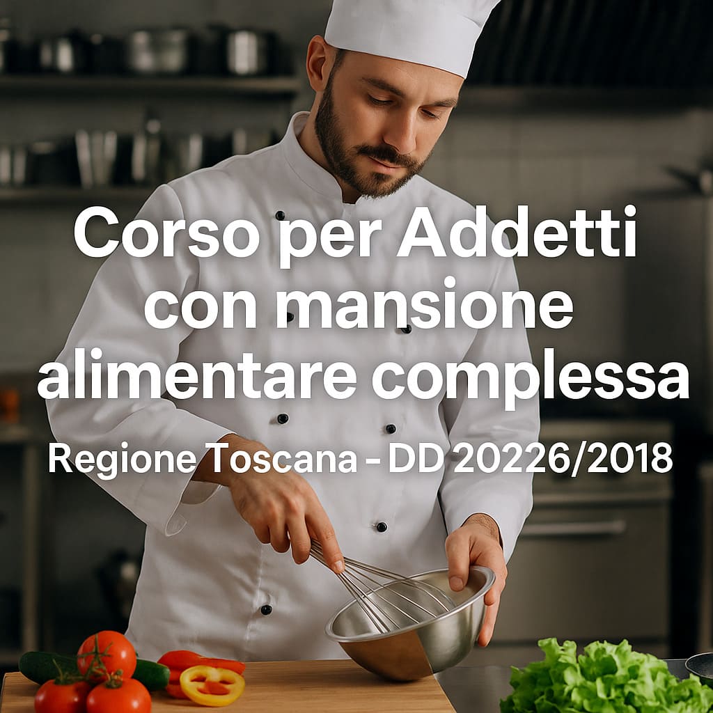 Adifer Mansione alimentare complessa corso HACCP Toscana