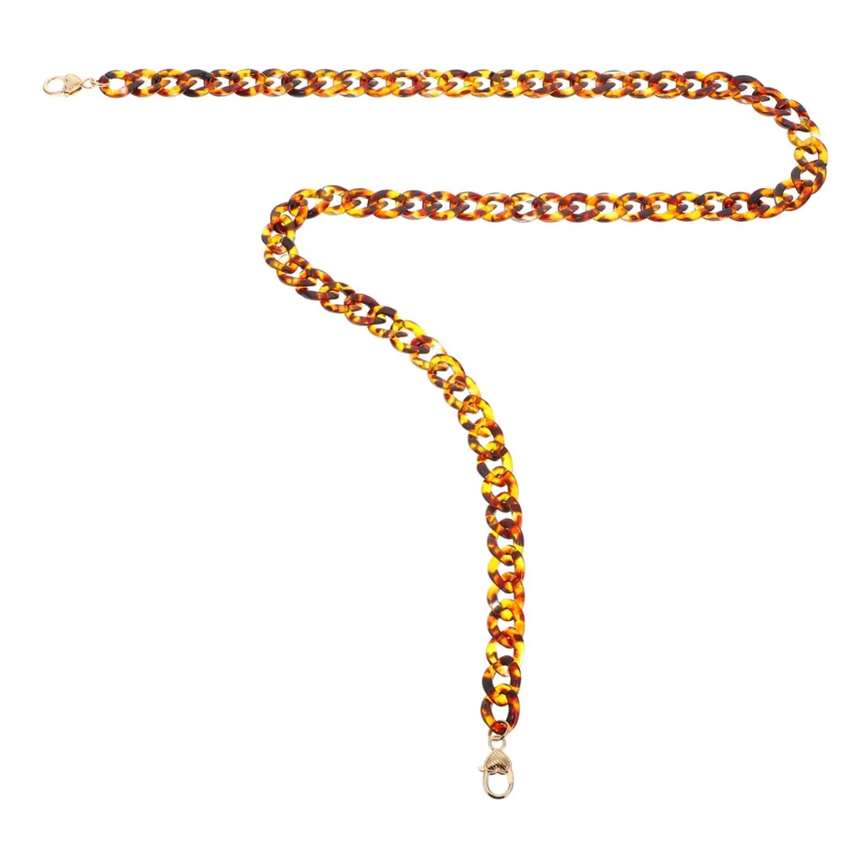 DOITOOL Catena per Borsa Acrilico Leopardata 100 cm