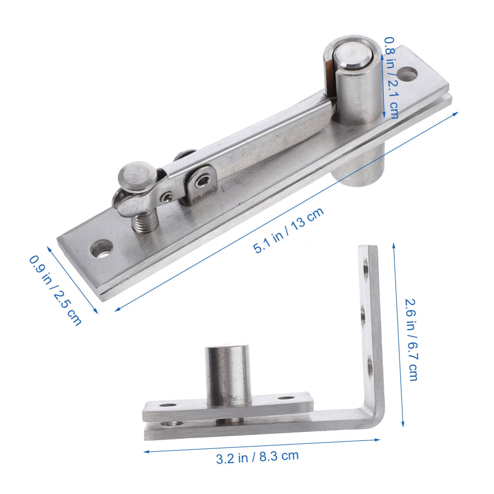 DOITOOL Cerniera Pivotante Acciaio Inox per Porte Legno