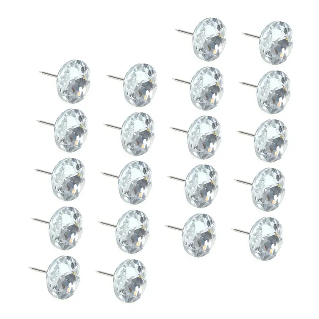 DOITOOL Bottoni tappezzeria cristallo 100 pezzi decorativi