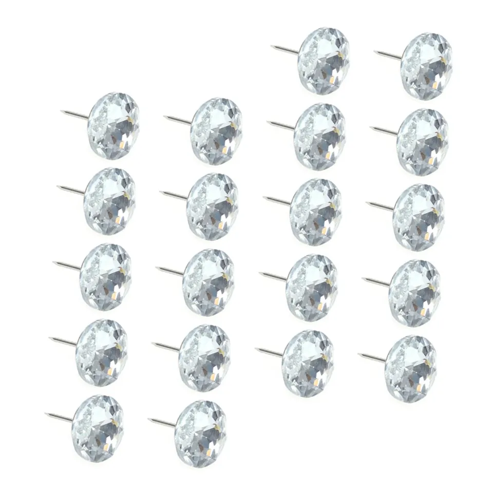 DOITOOL Bottoni tappezzeria cristallo 100 pezzi decorativi