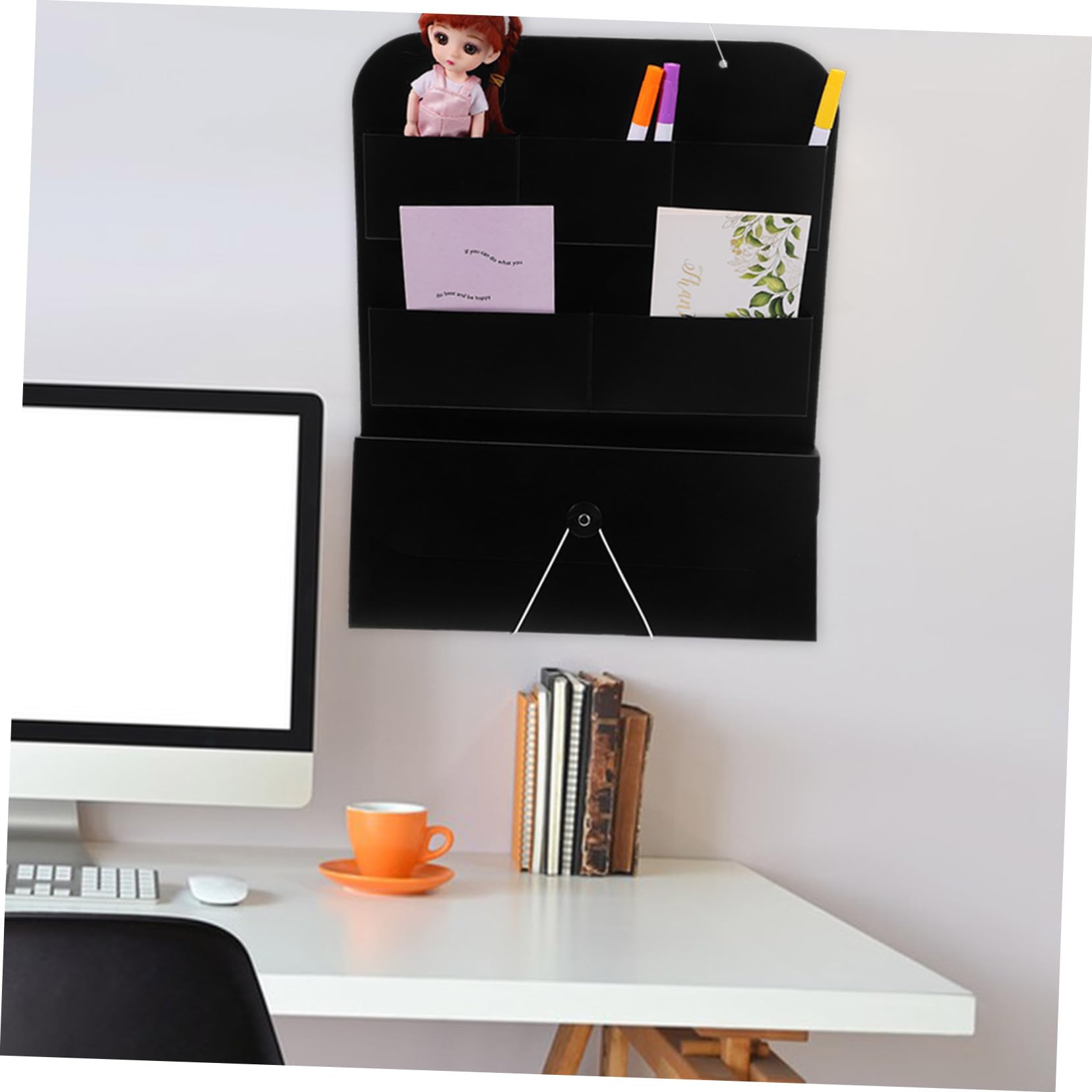 DOITOOL Organizer File da Parete PP Scomparti Multipli