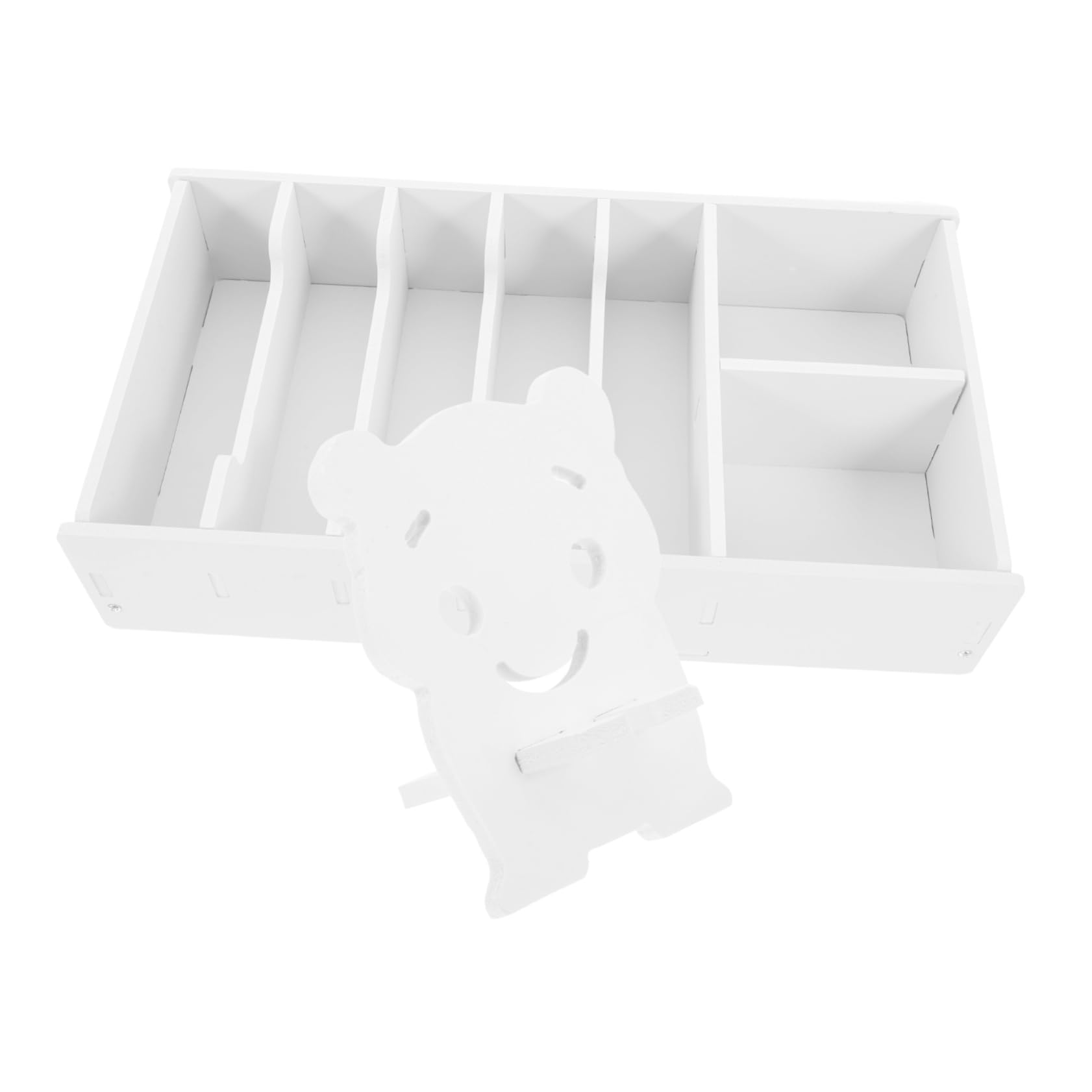 DOITOOL Scatola Organizer in PVC Bianco per Casa