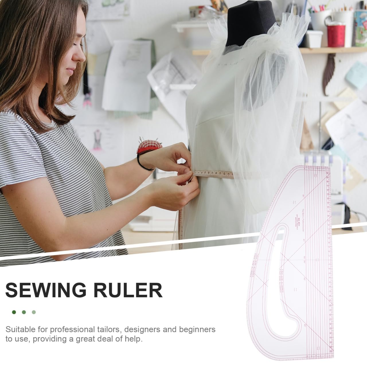 DOITOOL Righello Curvo Sartoria in PC per Cartamodelli