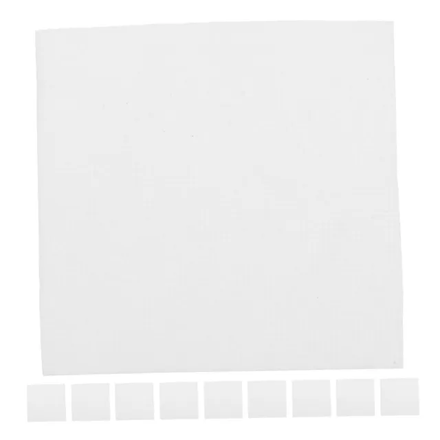 DOITOOL Carta Fibra Ceramica Bianca 20 Pezzi 12x12 cm