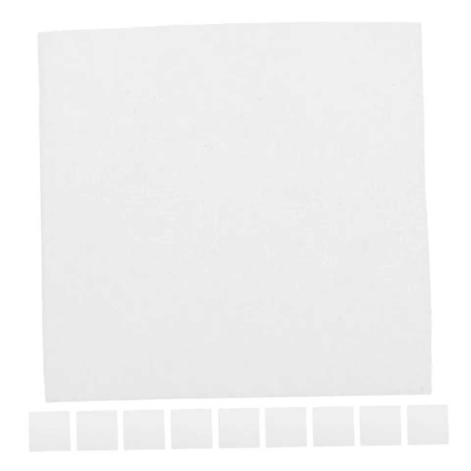 DOITOOL Carta Fibra Ceramica Bianca 20 Pezzi 12x12 cm